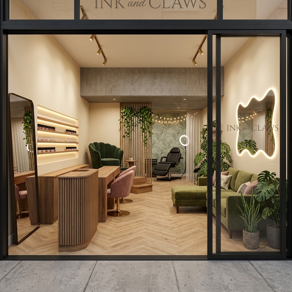 Ink & Claws Studio Interior